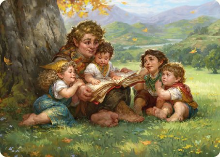 Samwise Gamgee Art Card (19/81) [The Lord of the Rings: Tales of Middle-earth Art Series] MTG Single Magic: The Gathering | Red Claw Gaming