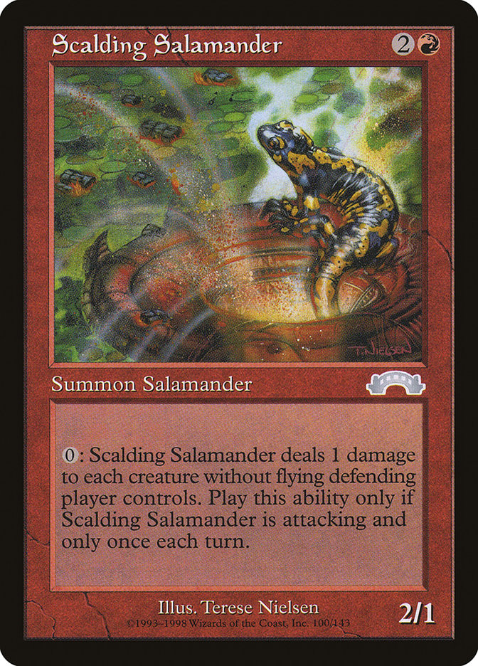Scalding Salamander [Exodus] MTG Single Magic: The Gathering | Red Claw Gaming