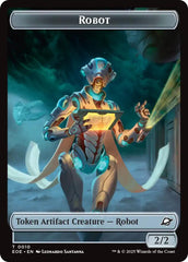 Robot // Lander (0007) Double-Sided Token [Edge of Eternities Tokens] MTG Single Magic: The Gathering | Red Claw Gaming