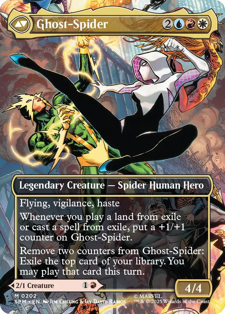 Gwen Stacy (0202) (Borderless) [Marvel's Spider-Man] MTG Single Magic: The Gathering | Red Claw Gaming