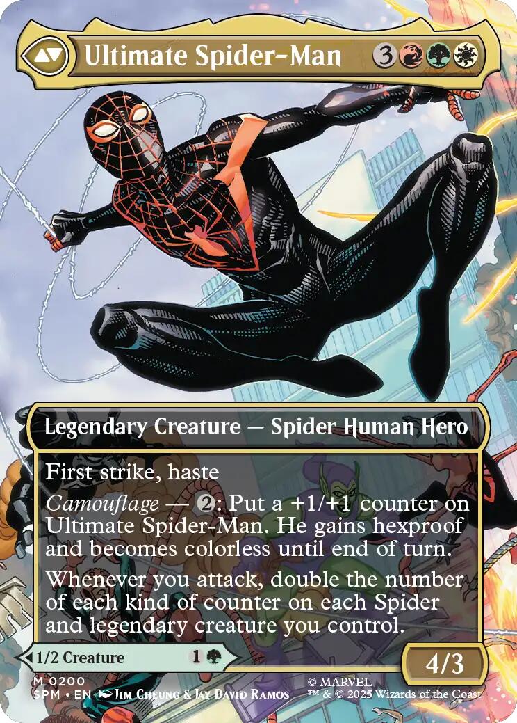 Miles Morales (0200) (Borderless) [Marvel's Spider-Man] MTG Single Magic: The Gathering | Red Claw Gaming