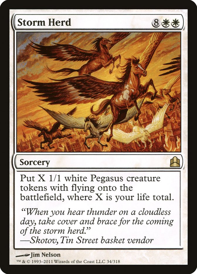 Storm Herd [Commander 2011] MTG Single Magic: The Gathering | Red Claw Gaming