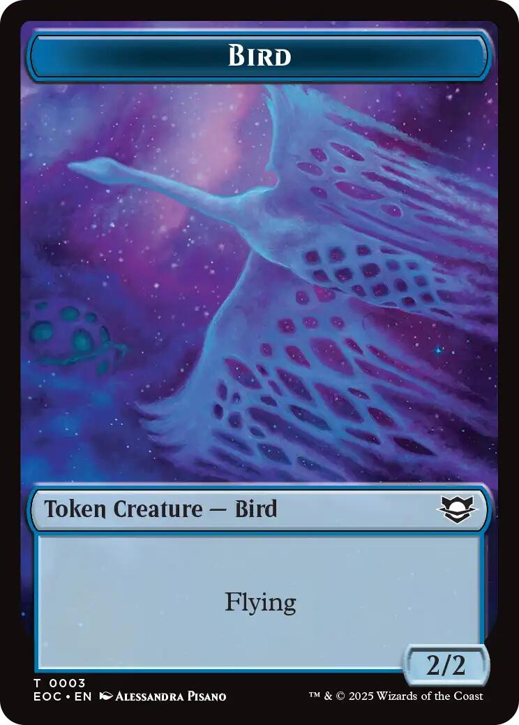 Bird // Pest Double-Sided Token [Edge of Eternities Commander Tokens] MTG Single Magic: The Gathering | Red Claw Gaming