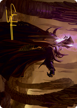 Extus, Oriq Overlord Art Card (Gold-Stamped Signature) [Strixhaven: School of Mages Art Series] MTG Single Magic: The Gathering | Red Claw Gaming