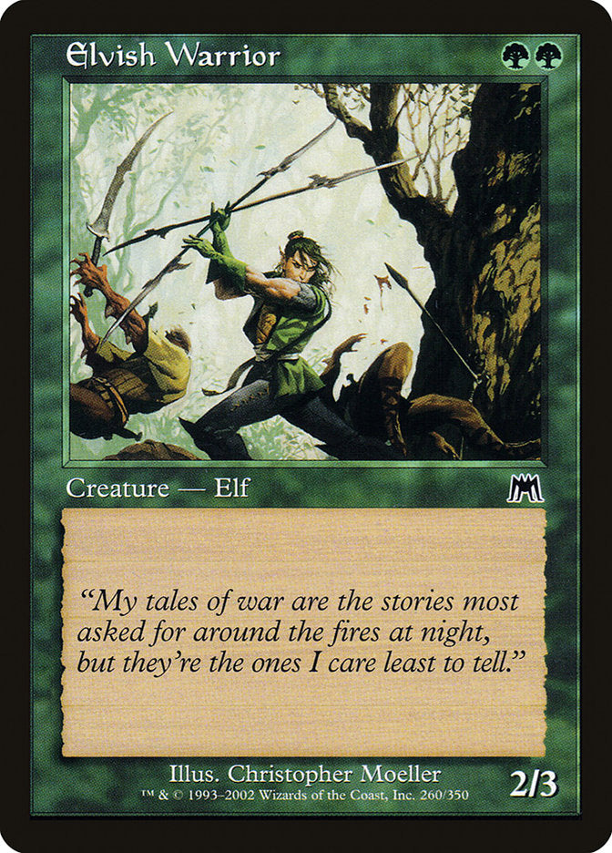 Elvish Warrior [Onslaught] MTG Single Magic: The Gathering | Red Claw Gaming