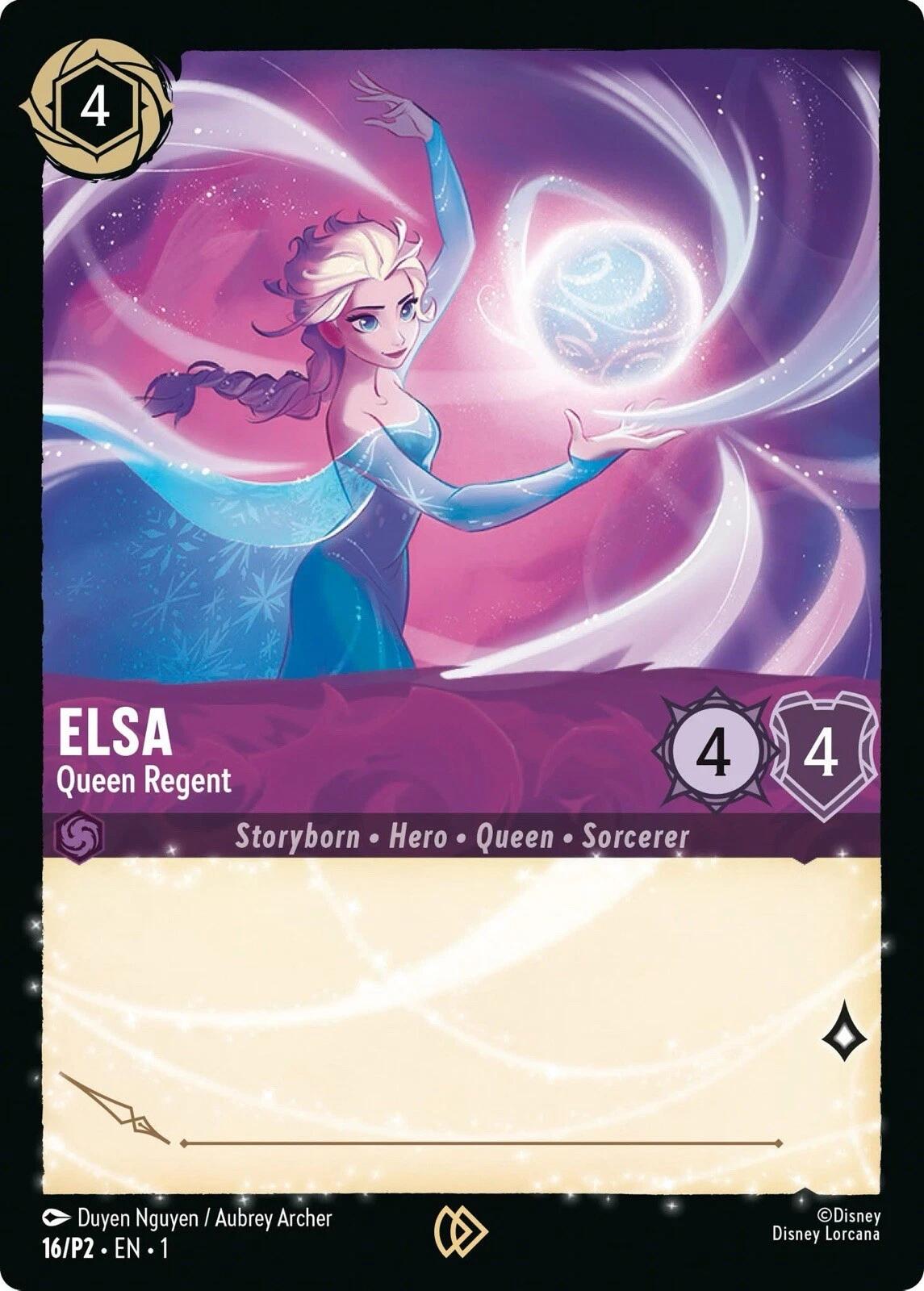 Elsa - Queen Regent (16/P2) [Promo Cards] Lorcana Single Disney | Red Claw Gaming