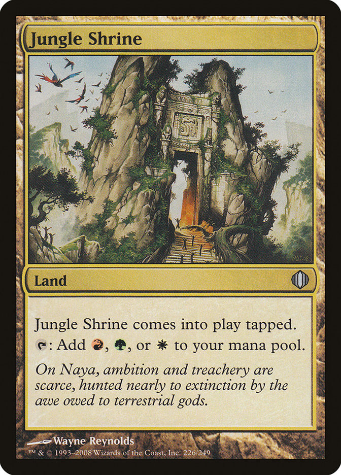 Jungle Shrine [Shards of Alara] MTG Single Magic: The Gathering | Red Claw Gaming