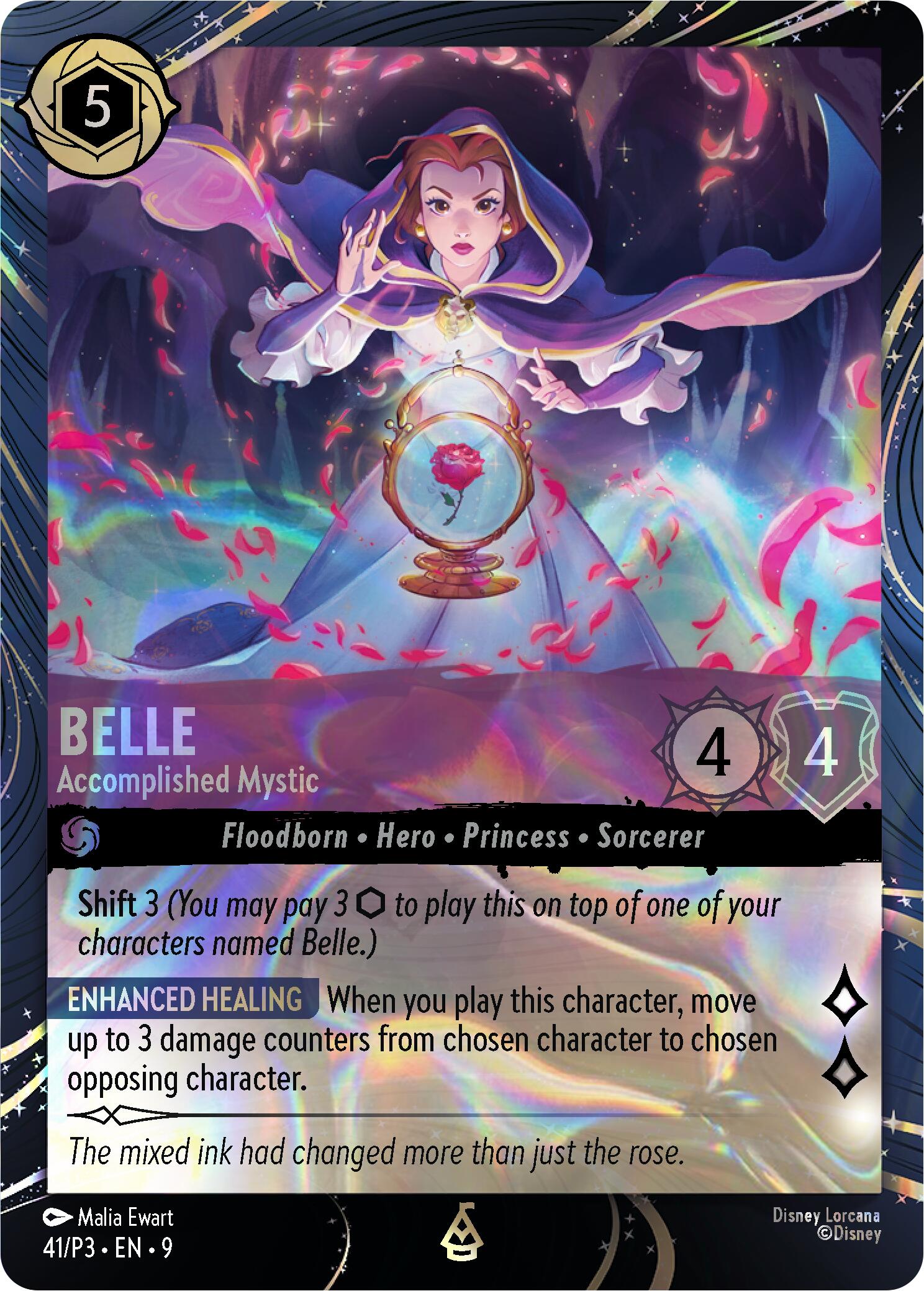 Belle - Accomplished Mystic (41) [Promo Cards] Lorcana Single Disney | Red Claw Gaming