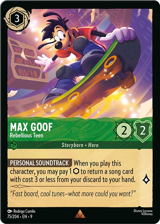 Max Goof - Rebellious Teen (75/204) [Fabled] Lorcana Single Disney | Red Claw Gaming