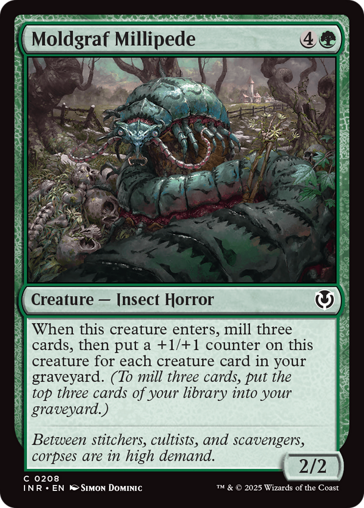 Moldgraf Millipede [Innistrad Remastered] MTG Single Magic: The Gathering | Red Claw Gaming