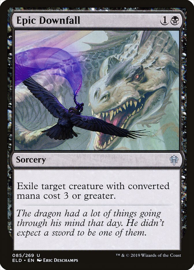 Epic Downfall [Throne of Eldraine] MTG Single Magic: The Gathering | Red Claw Gaming