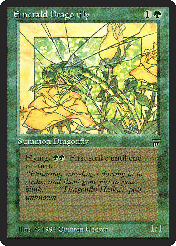 Emerald Dragonfly [Legends] MTG Single Magic: The Gathering | Red Claw Gaming