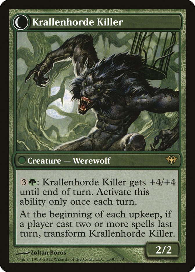 Wolfbitten Captive // Krallenhorde Killer [Dark Ascension] MTG Single Magic: The Gathering | Red Claw Gaming