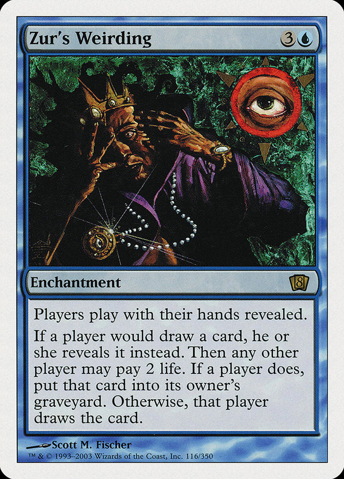 Zur's Weirding [Eighth Edition] MTG Single Magic: The Gathering | Red Claw Gaming