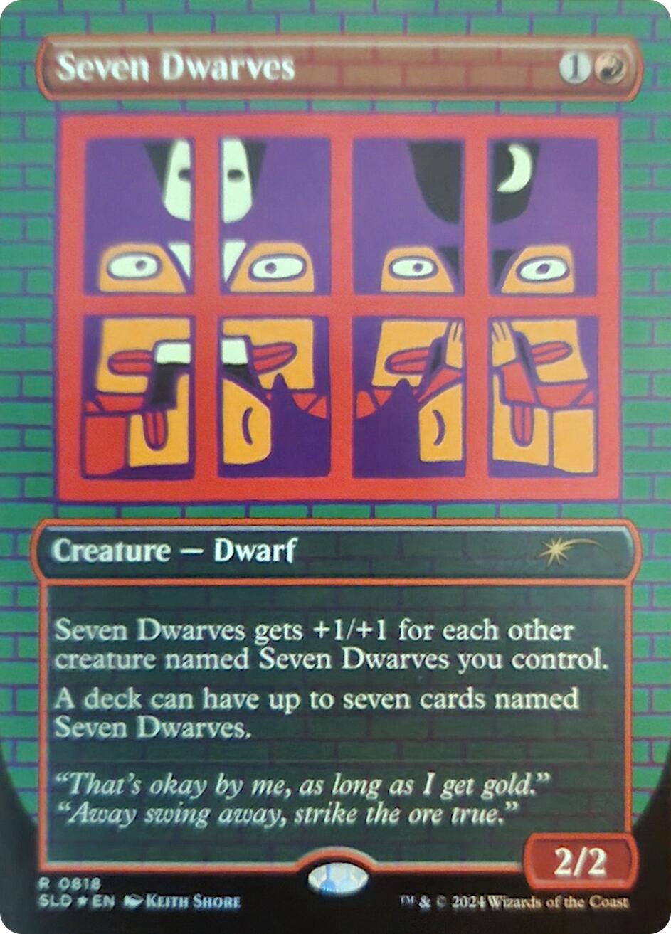 Seven Dwarves (0818) (Rainbow Foil) [Secret Lair Drop Series] MTG Single Magic: The Gathering | Red Claw Gaming