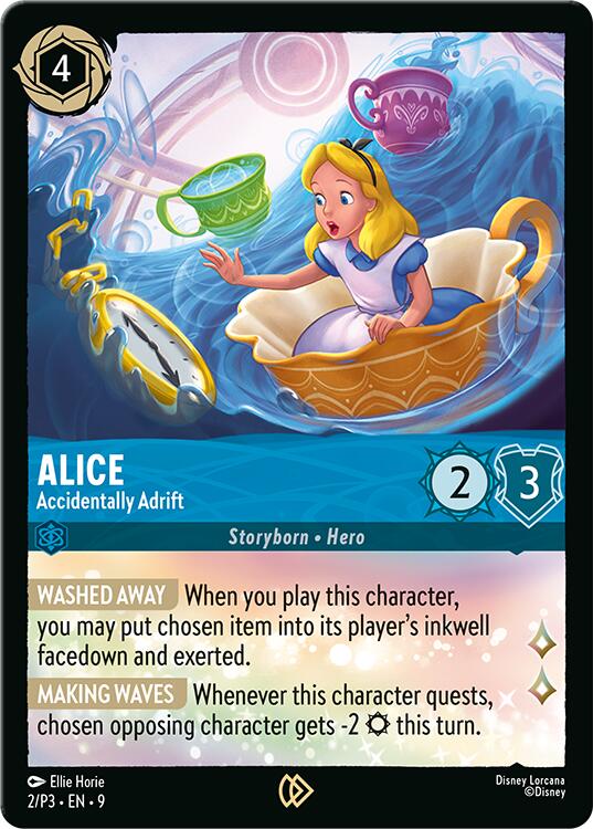 Alice - Accidentally Adrift (2/P3) [Promo Cards] Lorcana Single Disney | Red Claw Gaming
