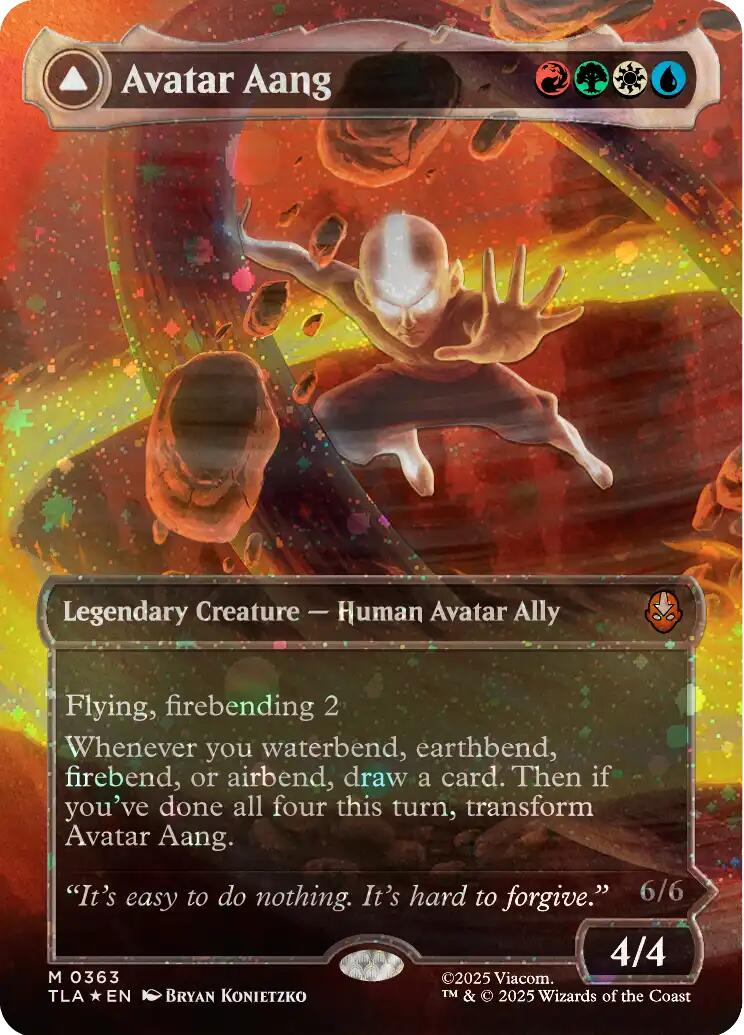 Avatar Aang (Raised Foil) [Avatar: The Last Airbender] MTG Single Magic: The Gathering | Red Claw Gaming