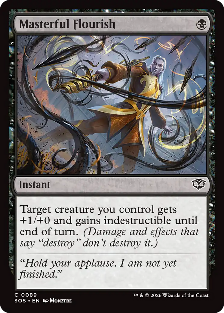 Masterful Flourish [Secrets of Strixhaven] MTG Single Magic: The Gathering | Red Claw Gaming