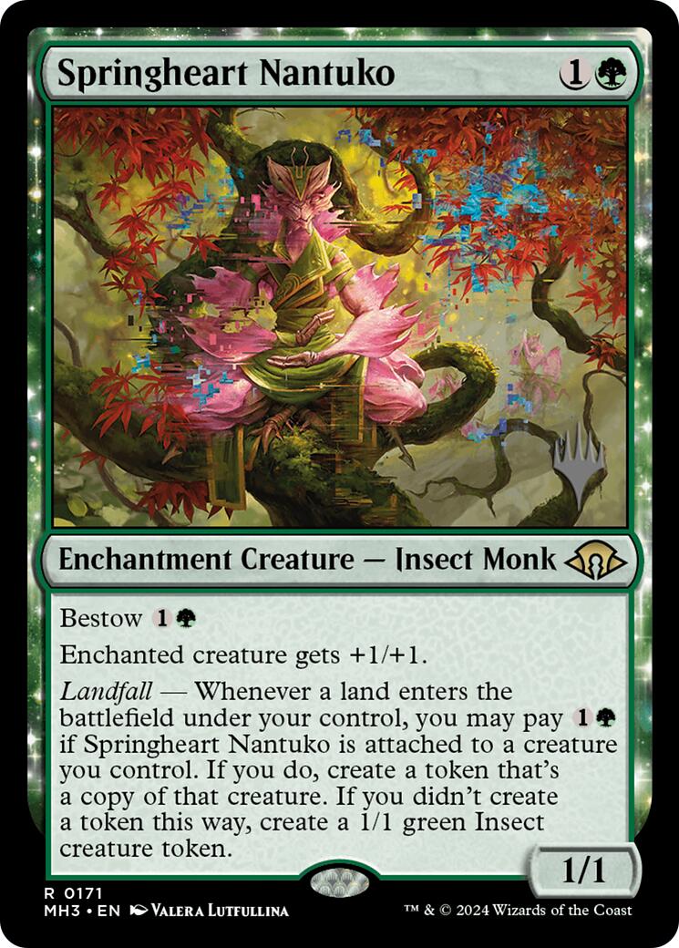 Springheart Nantuko [Edge of Eternities Promo Pack] MTG Single Magic: The Gathering | Red Claw Gaming