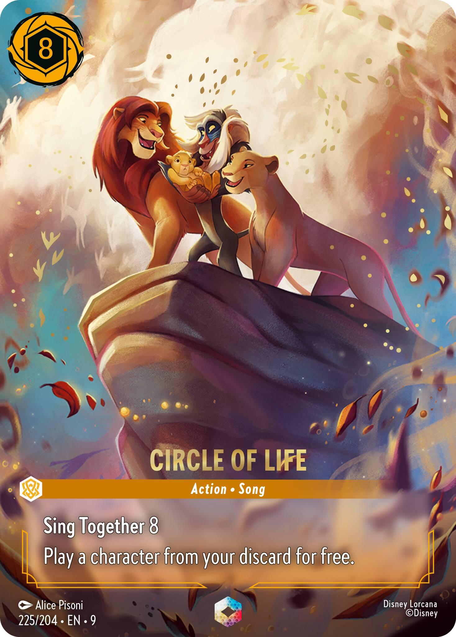 Circle of Life (Enchanted) (225/204) [Fabled] Lorcana Single Disney | Red Claw Gaming