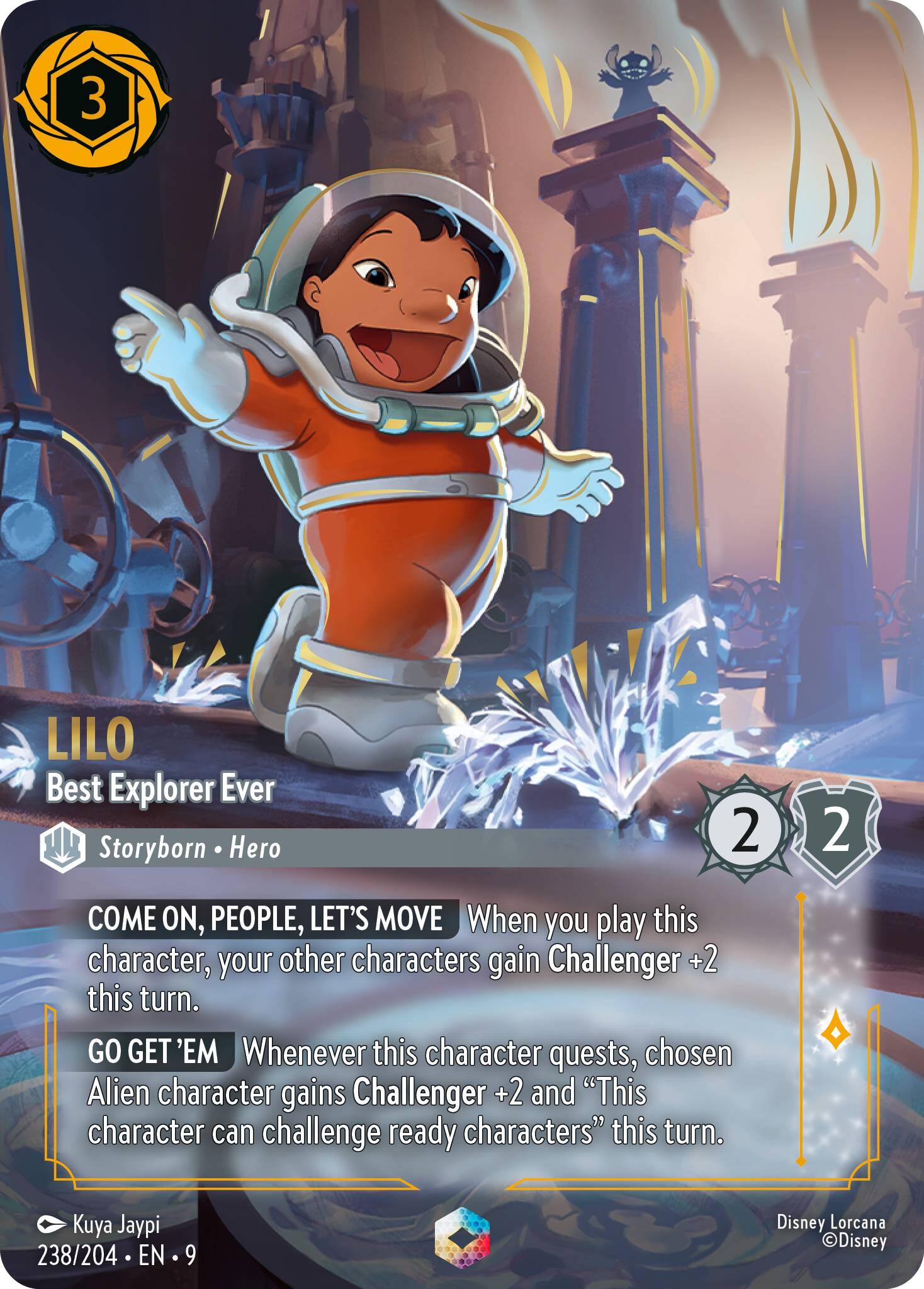 Lilo - Best Explorer Ever (Enchanted) (238/204) [Fabled] Lorcana Single Disney | Red Claw Gaming