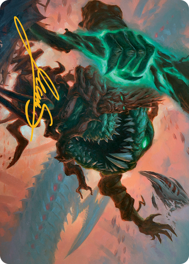 Yargle and Multani Art Card (Gold-Stamped Signature) [March of the Machine Art Series] MTG Single Magic: The Gathering | Red Claw Gaming