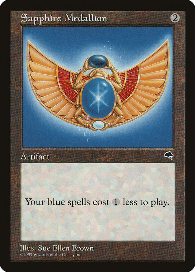 Sapphire Medallion [Tempest] MTG Single Magic: The Gathering | Red Claw Gaming