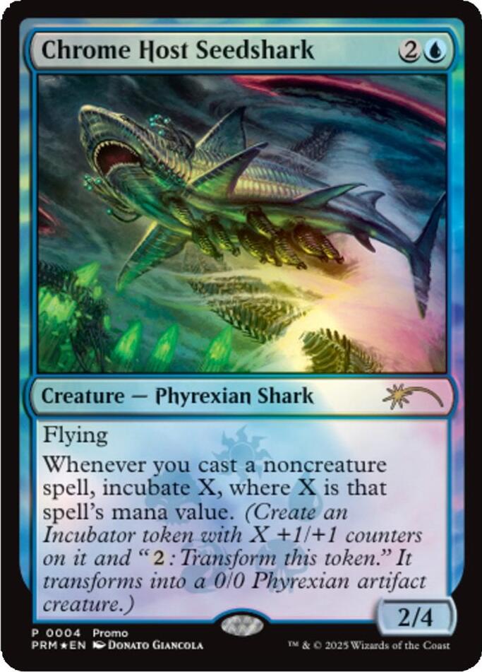 Chrome Host Seedshark [Media Promos] MTG Single Magic: The Gathering | Red Claw Gaming