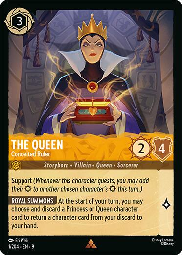 The Queen - Conceited Ruler (1/204) [Fabled] Lorcana Single Disney | Red Claw Gaming
