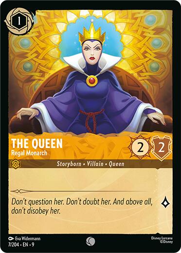 The Queen - Regal Monarch (7/204) [Fabled] Lorcana Single Disney | Red Claw Gaming