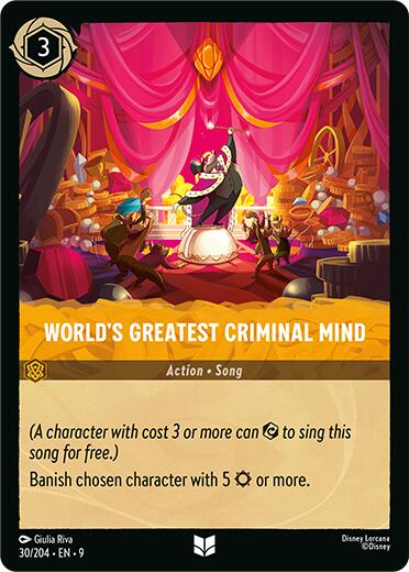 World's Greatest Criminal Mind (30/204) [Fabled] Lorcana Single Disney | Red Claw Gaming