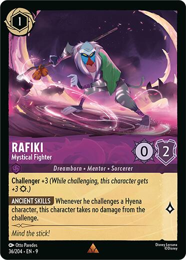 Rafiki - Mystical Fighter (36/204) [Fabled] Lorcana Single Disney | Red Claw Gaming
