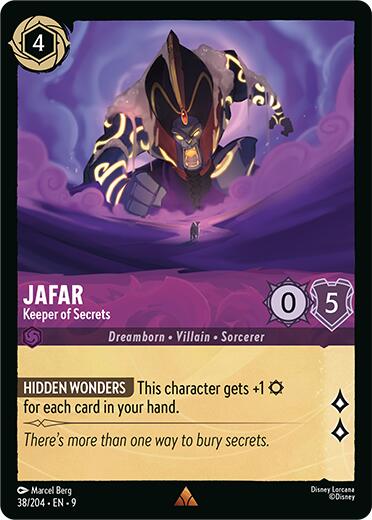 Jafar - Keeper of Secrets (38/204) [Fabled] Lorcana Single Disney | Red Claw Gaming
