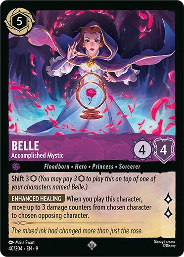 Belle - Accomplished Mystic (40/204) [Fabled] Lorcana Single Disney | Red Claw Gaming