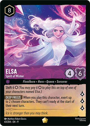 Elsa - Spirit of Winter (43/204) [Fabled] Lorcana Single Disney | Red Claw Gaming
