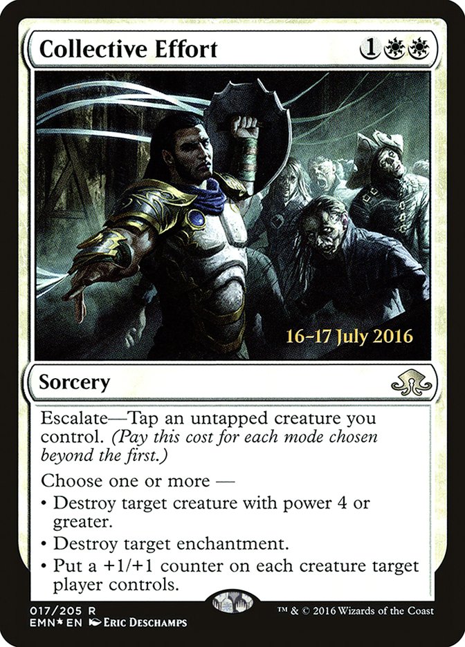 Collective Effort [Eldritch Moon Prerelease Promos] MTG Single Magic: The Gathering | Red Claw Gaming