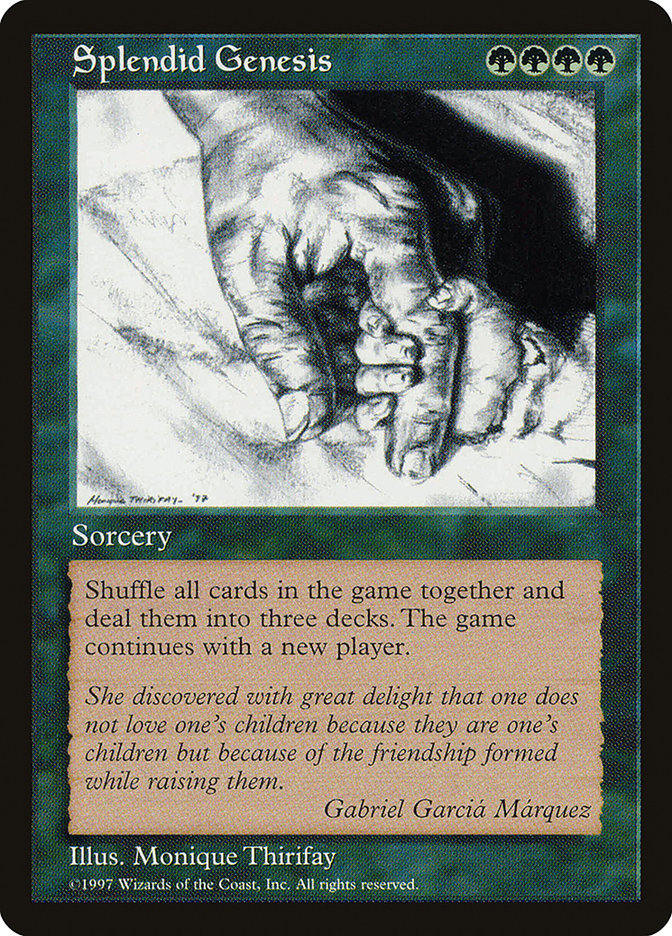 Splendid Genesis [Celebration Cards] MTG Single Magic: The Gathering | Red Claw Gaming