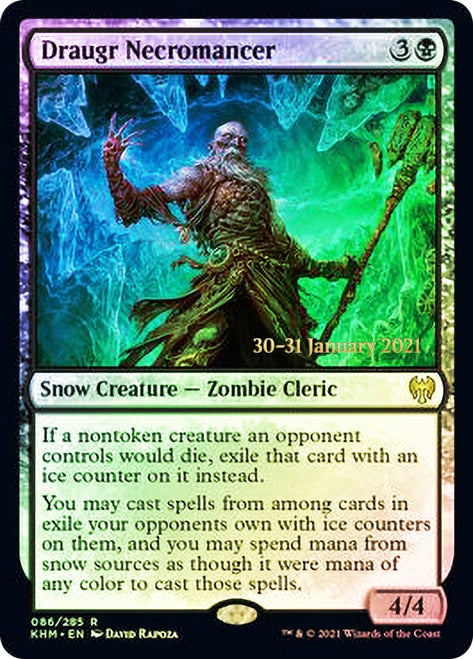 Draugr Necromancer [Kaldheim Prerelease Promos] MTG Single Magic: The Gathering | Red Claw Gaming