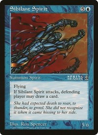 Sibilant Spirit (Oversized) [Oversize Cards] MTG Single Magic: The Gathering | Red Claw Gaming