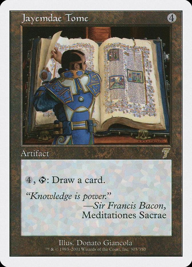 Jayemdae Tome [Seventh Edition] MTG Single Magic: The Gathering | Red Claw Gaming
