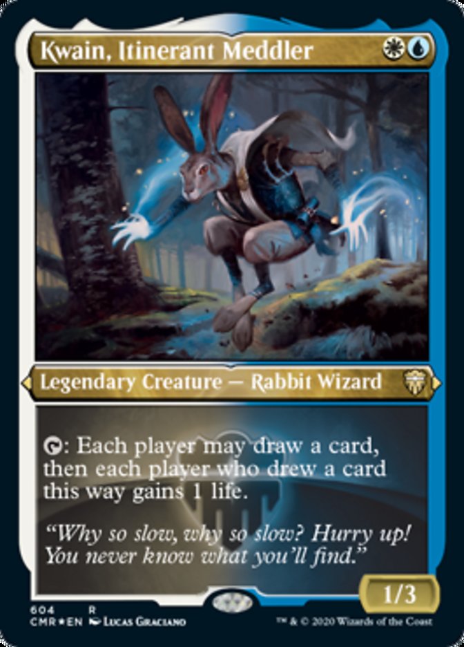 Kwain, Itinerant Meddler (Etched) [Commander Legends] MTG Single Magic: The Gathering | Red Claw Gaming