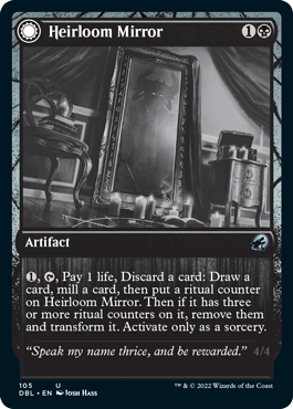 Heirloom Mirror // Inherited Fiend [Innistrad: Double Feature] MTG Single Magic: The Gathering | Red Claw Gaming