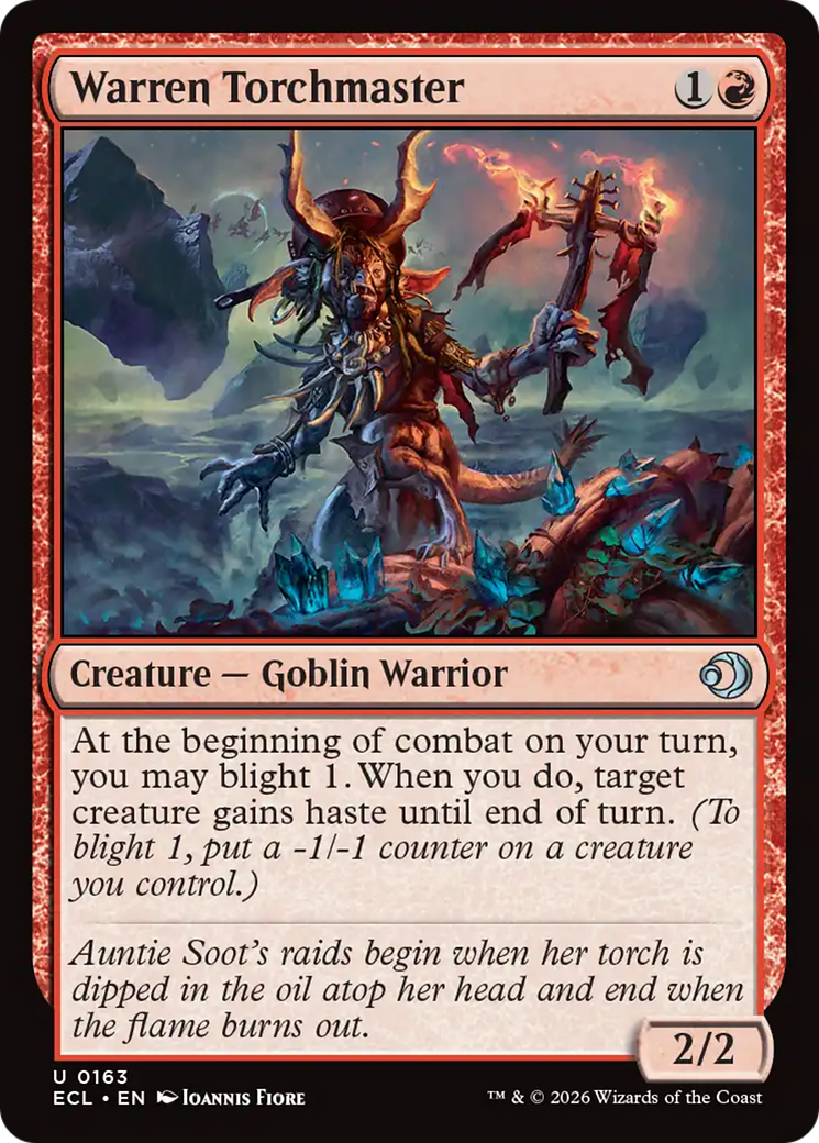 Warren Torchmaster [Lorwyn Eclipsed] MTG Single Magic: The Gathering | Red Claw Gaming