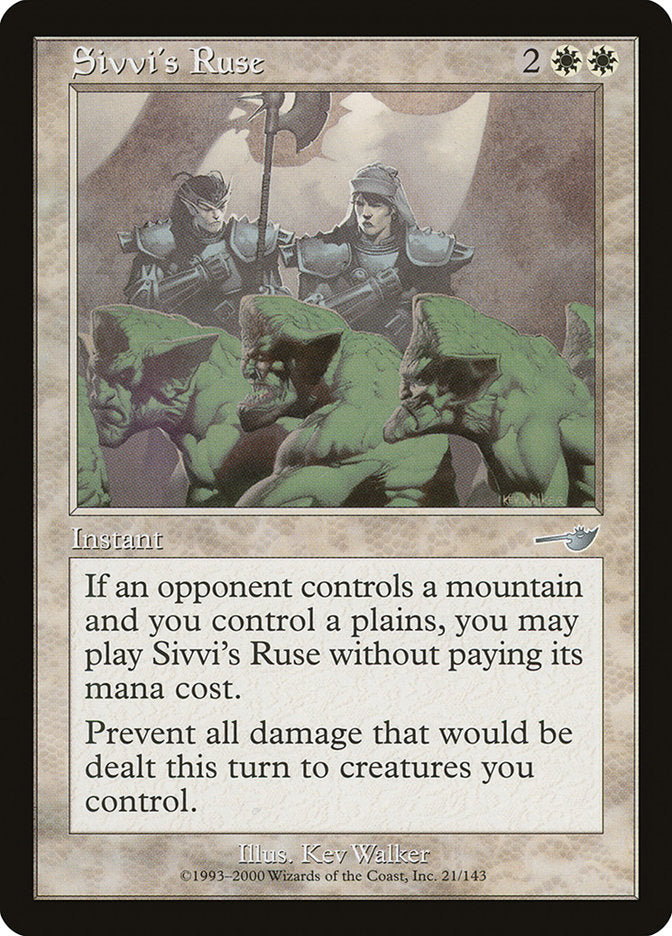 Sivvi's Ruse [Nemesis] MTG Single Magic: The Gathering | Red Claw Gaming