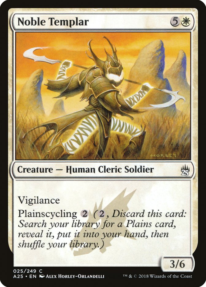 Noble Templar [Masters 25] MTG Single Magic: The Gathering | Red Claw Gaming