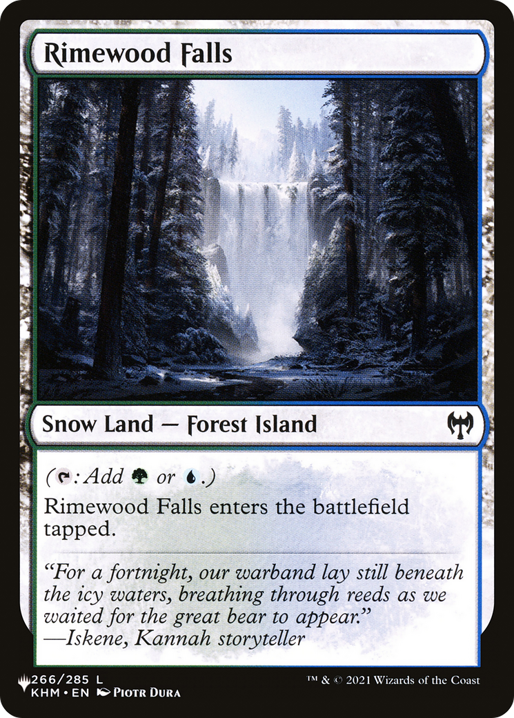 Rimewood Falls [Secret Lair: From Cute to Brute] MTG Single Magic: The Gathering | Red Claw Gaming