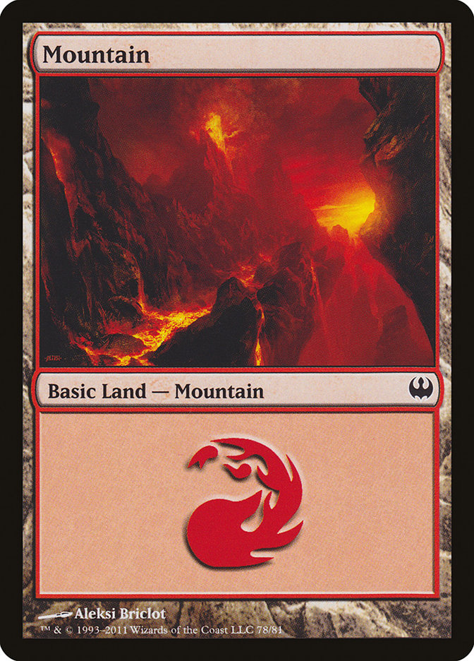Mountain (78) [Duel Decks: Knights vs. Dragons] MTG Single Magic: The Gathering | Red Claw Gaming