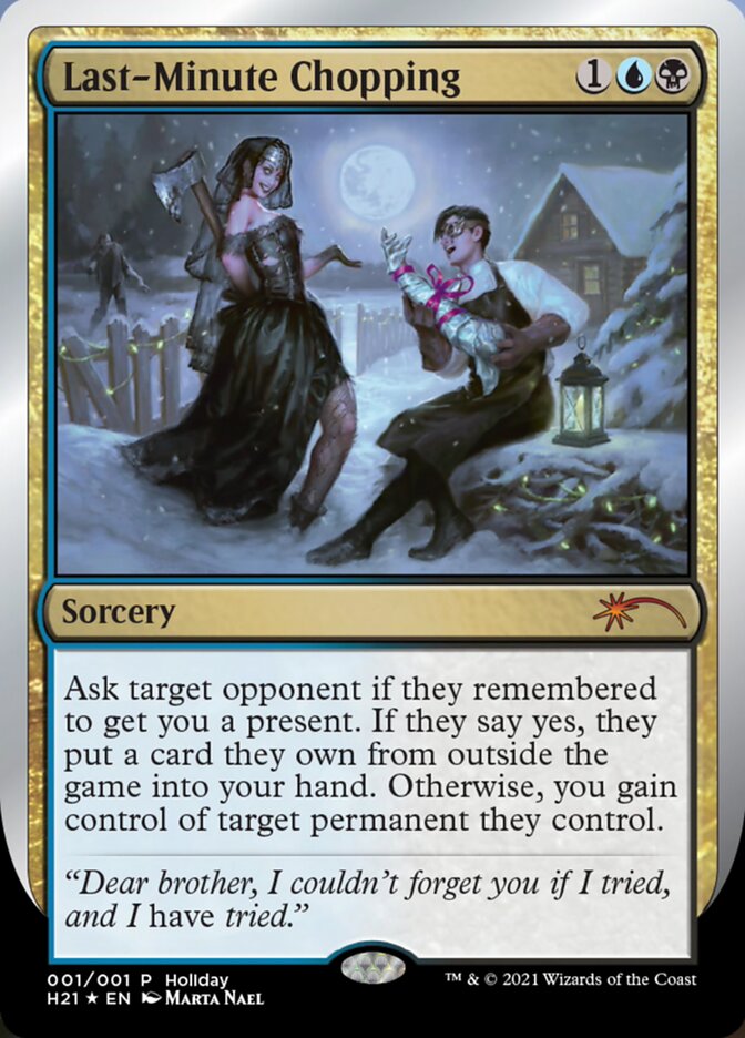 Last-Minute Chopping [Happy Holidays] MTG Single Magic: The Gathering | Red Claw Gaming