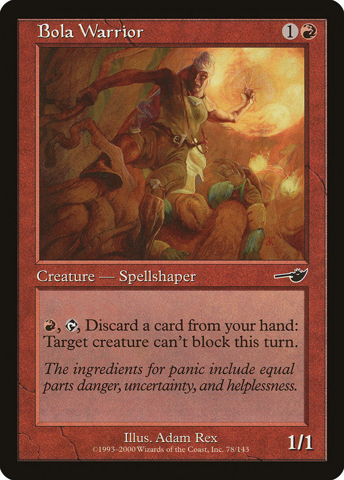 Bola Warrior [Nemesis] MTG Single Magic: The Gathering | Red Claw Gaming