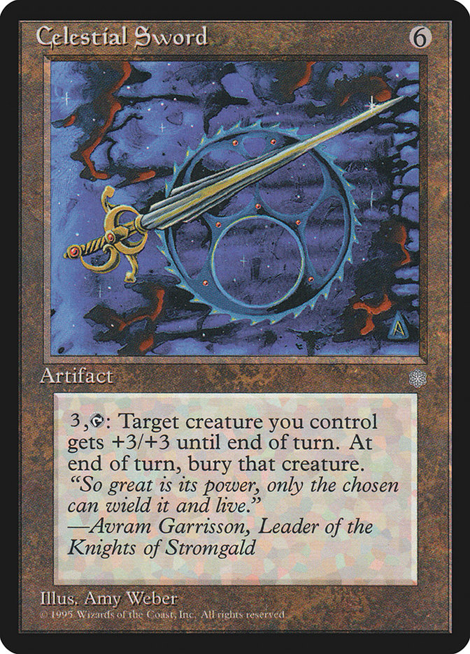 Celestial Sword [Ice Age] MTG Single Magic: The Gathering | Red Claw Gaming
